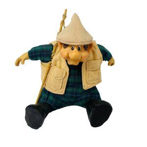 Russ Berrie Country Folks Wade the Fisherman Kathleen Kelly Critter‎ 7"